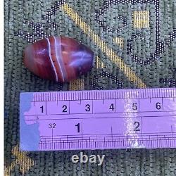 100% Authentic Rare Ancient Bactrian Banded Agate Bead with beautiful Color