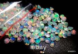 100%natural Ethiopian 150 Piece Aaa+rare Opal Cut Top 4 M. M Loose Gemstone Cdy