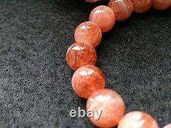 10MM Rare 5A Natural Golden Sunstone Gemstone Round Beads Bracelet GIFT BL8728d