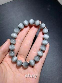 10mm Rare Natural Blue Rabbit hair Quartz Crystal Round Beads Bracelet AAAA