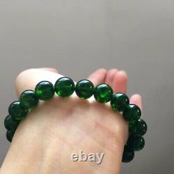 10mm Rare Natural Green Diopside Gemstone Round Beads Bracelet AAAA