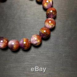 11mm Genuine Natural Auralite 23 Canada Crystal Beads Rare Bracelet AAAA