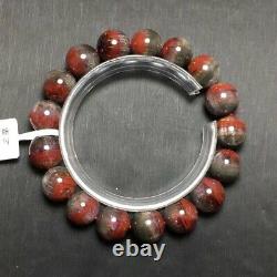 12.3mm Genuine Natural Auralite 23 Crystal Beads Rare Bracelet AAAA