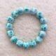 12x11mm Natural Larimar Blue Gemstone Round Beads Rare Bracelet Dominica Aaaaa