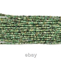13 inch Rare Emerald Gemstone Beads Rondelle Shape 28 Strand 2-3 MM Mother Gifts