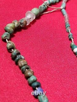 140 authentic Pre Columbian jade beads MAYAN AUTHENTIC RARE MINIATURE BEADS HTF