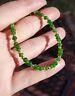 14k Gold 5mm Rare Emerald Green Russian Chrome Diopside Bead Bracelet All Sizes