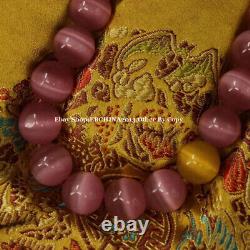 14mm Rare China Opals Stone Necklace 108 Beads Bracelet Bangle Necklace
