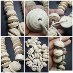2000 year old Ancient bactrian rare real alabaster stone beads string