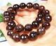 28 Rare 14mm Round Faceted Garnet Beads Strand 800ct