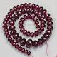 440.80ct Rare Large Mozambique Rhodolite Garnet Smooth Rondelle Beads 17 Strand