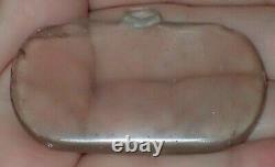 59mm Very Rare Ancient Egypt Rock Crystal Stone Pendant Bead, #MC303