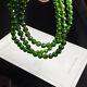 5.3mm Rare Natural Green Diopside Gemstone Round Beads Bracelet Aaaa