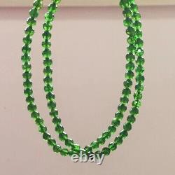 5mm Rare Natural Green Diopside Gemstone Round Beads Bracelet AAAA
