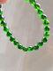 6.6mm Rare Natural Green Diopside Gemstone Round Beads Bracelet Aaaa
