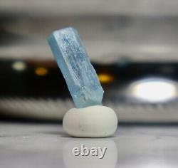 7 ct. Brazilian Aquamarine Gemstone Rare Well Formed Crystal beads. Of. Babylon