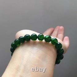 8.6mm Rare Natural Green Diopside Gemstone Round Beads Bracelet AAAA