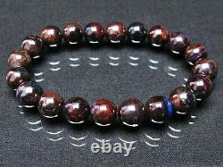 9MM Rare 4A Natural Blue Purple Sugilite Gemstone Round Bracelet GIFT BL8319c