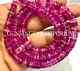 Aaaa++ Rarevibrant Pink Sapphire Tyre Faceted Sapphire Sapphire Gemstone Beads