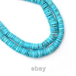 AAA+ Arizona Turquoise Faceted Tyre Beads, Sleeping Beauty, Rare Gemstone