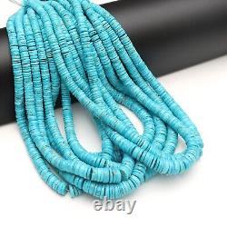 AAA+ Arizona Turquoise Faceted Tyre Beads, Sleeping Beauty, Rare Gemstone