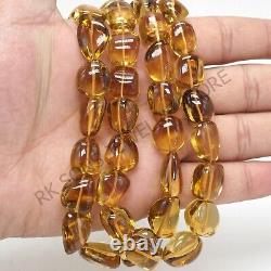 AAA++ Natural Citrine Beads Smooth Nugget Gemstone Beads Very Rare Citrine Beads