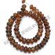 Aaa++ Natural Dark Champagne Zircon Carved Melon Gemstone Beads Extremely Rare