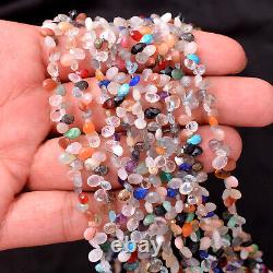 AAA+ Natural Rare Multi Gemstone Mix 6x4mm Faceted Pear Briolette 8inch Strand