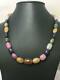 Aaa Quality Natural Rare Multi Sapphire Beaded Necklace 24 Handmade Jewelry