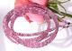 Aaa Rare Natural Pink Faceted Tourmaline Rondelle Beads 15 Strand 28ctw