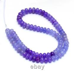 AAA+ RARE Tenebrescence Hackmanite 7mm-8mm Smooth Rondelle Beads 16inch Strand