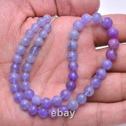 AAA+ RARE Tenebrescence Hackmanite Color Change Smooth Round Beads 13inch Strand