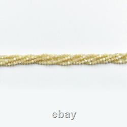 AAA Rare Huge Genuine 2mm South Sea Shell Pearl Round Beads Necklace 13'' Strand