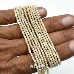 AAA Rare Huge Genuine 2mm South Sea Shell Pearl Round Beads Necklace 13'' Strand