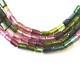Absoluetly Rare Fine Aaa Natural Tourmaline Faceted Beads 15 Line D29