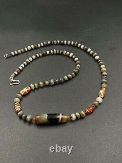 ANCIENT RARE INDO Tibetan banded Agate beads old Beads Himalayan beads Antique