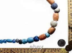 A Mixed Strand of Rare Collectible Antique African Trade and Ancient Stone Beads