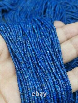 Afghanistan panjshir Valley rare natural authentic lapiz 350 small beads string