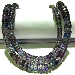 Alexandrite Faceted Flat Rondelle Beads 5-7mm rare Alexandrite Gemstone Beads