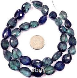 Alexandrite Faceted Nugget Beads Rare Color Changing Stone Gemstone 18 Inch