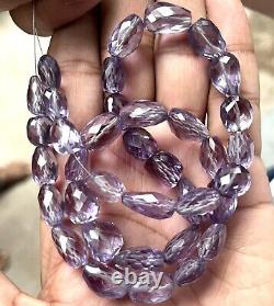 Alexandrite Faceted Nugget Beads Rare Color Changing Stone Gemstone Necklace#12