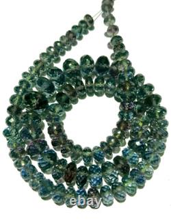 Alexandrite Faceted Rondelle Beads 6-9mm Rare Alexandrite Green Gemstone Beads