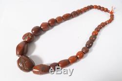 Alte XL rare Steinperlen Jaspis AE99 Jasper Strand Antique Stone Beads Afrozip