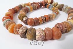 Alte rare Steinperlen AC99 Sahara Sahel Strand Antique Stone Beads Afrozip