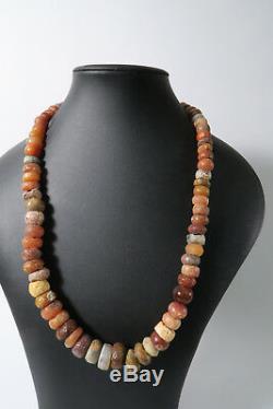 Alte rare Steinperlen AC99 Sahara Sahel Strand Antique Stone Beads Afrozip