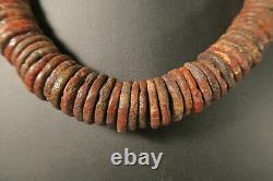 Alte seltene Steinperlen Scheiben DI71 Ancient rare Stone Disk Beads Sahel