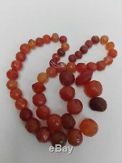 Ancient Agate Beads Roman Bead Rare Stone Antique Banded Bicone 2000 years 78 Gr