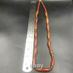 Ancient Antique Rare Roman Old Carnelian Agate Stone Beads Beautiful Necklace