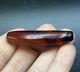 Ancient Bactrain Greek Agate Rare Color Bead In Good Condition