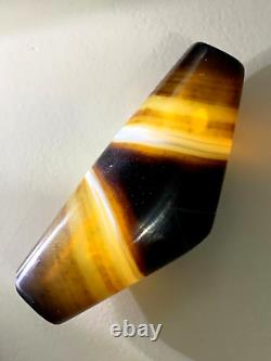 Ancient Beautiful Rare Banded Agate, Dzi, Amulet Bead